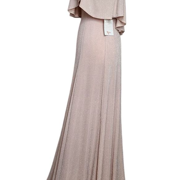 NWT SMYMM Renee Ruffle Blush Pink Special Occasion Maxi Dress XS ★DISCONTINUED★ - Picture 9 of 15